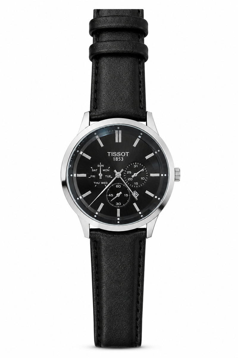 ساعة Tissot 1853 سوداء بالكامل