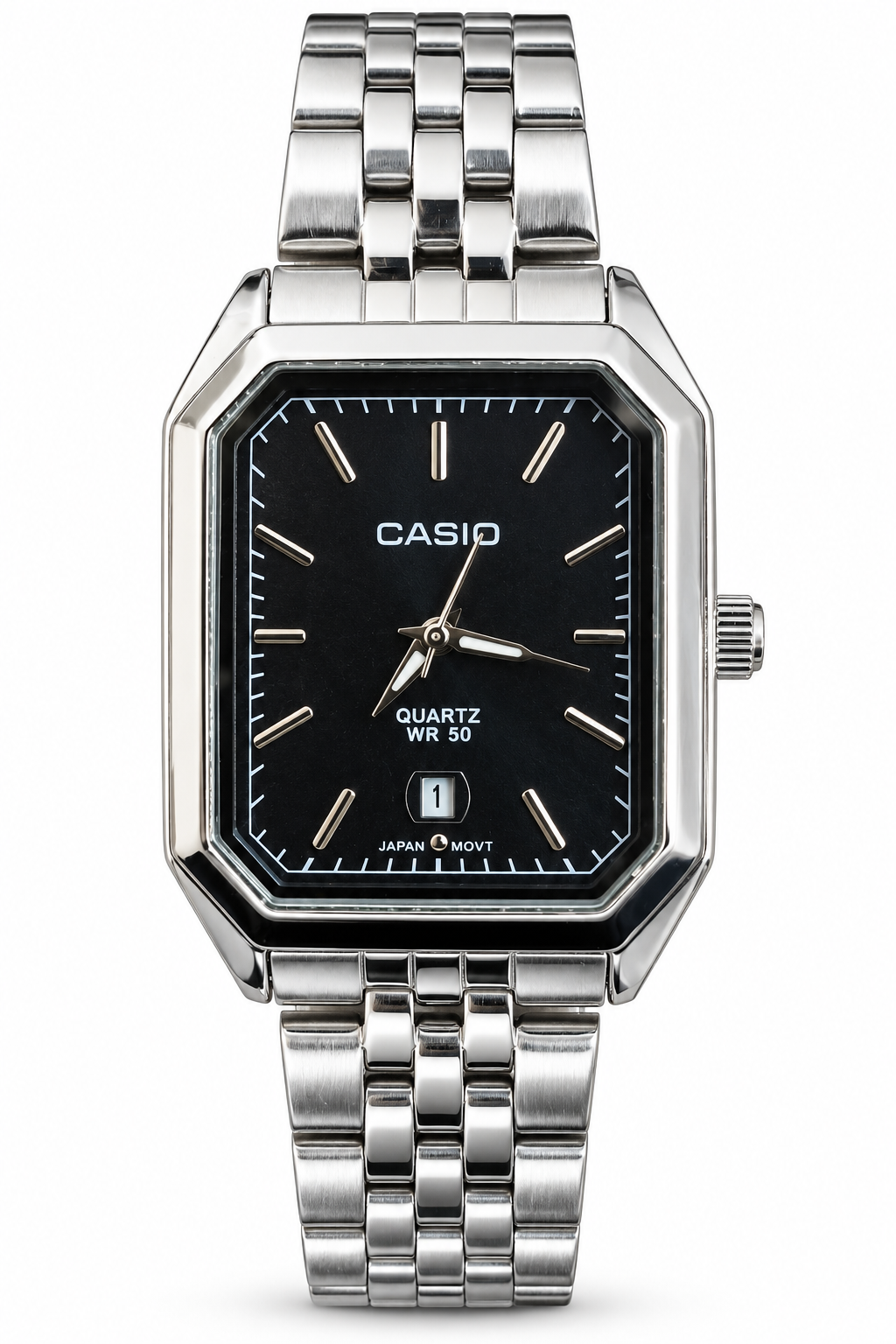 Casio square silver