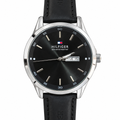 Tomy round watch black
