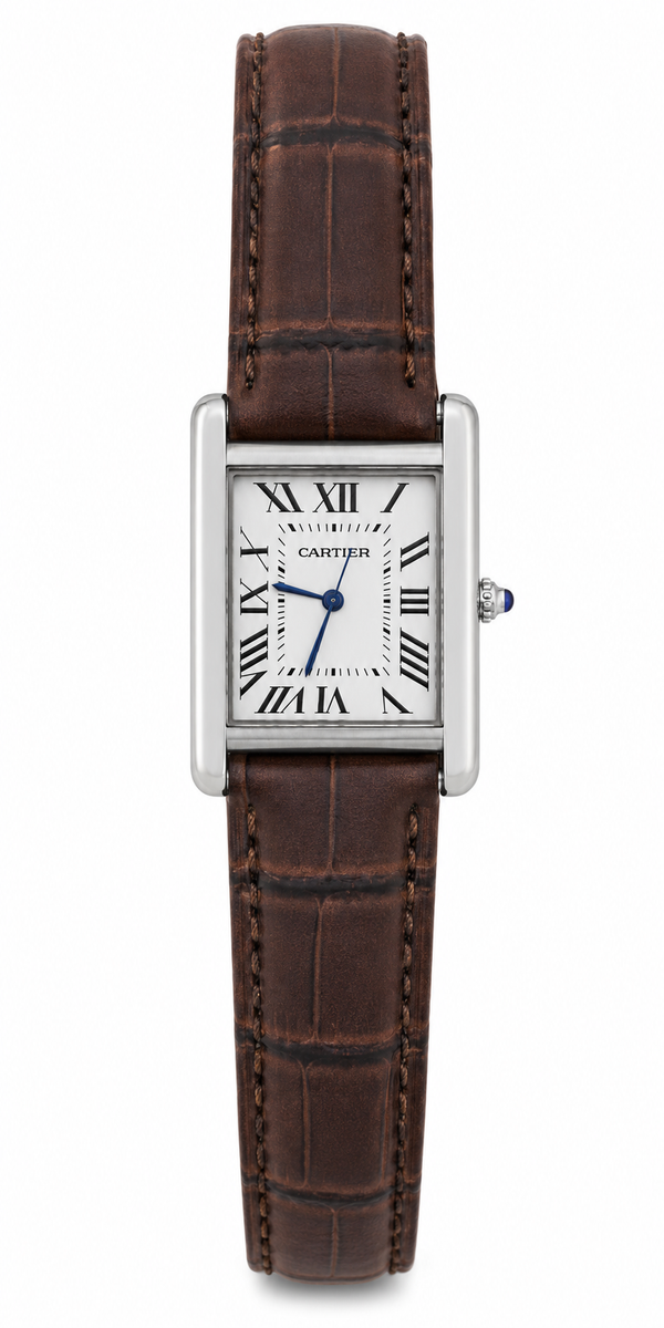 Cartier tank in brown