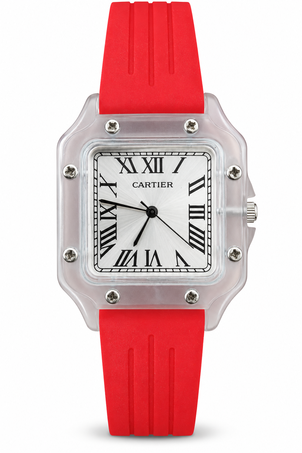 Cartier in red raber