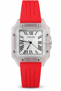 Cartier in red raber