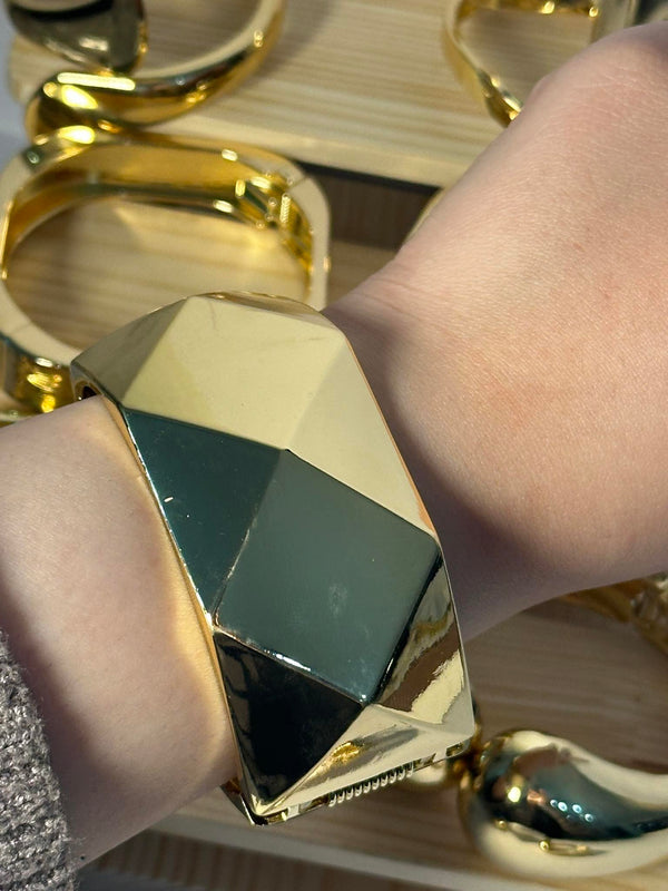 Rectangle bungle in gold