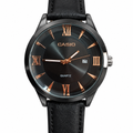 Casio round leather black