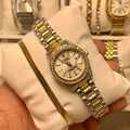 Mini rolex with snake bracelet