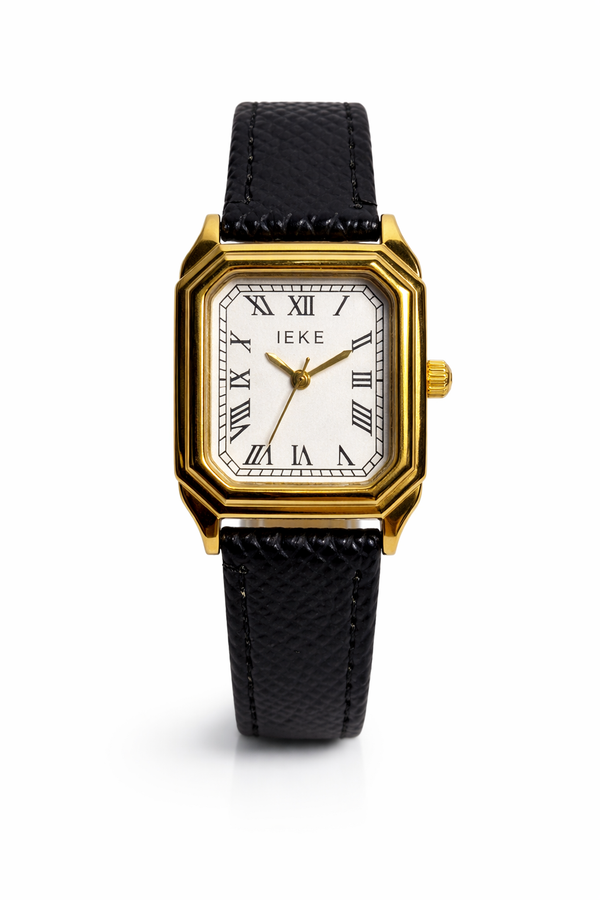 Black lether watch 1