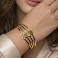 Tree bracelet in gold