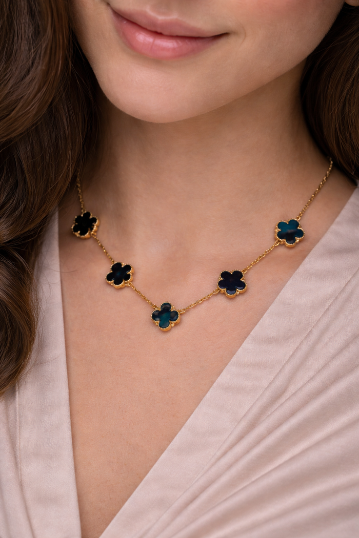 Van clef black Necklace