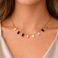 White black Necklace