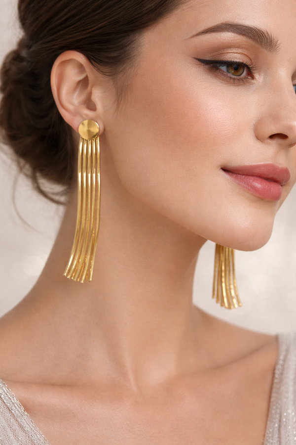 Drop chain earrings 3