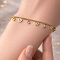 Butterfly with diamond bracelet