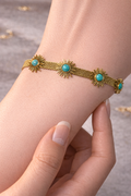 Blue stone bracelet