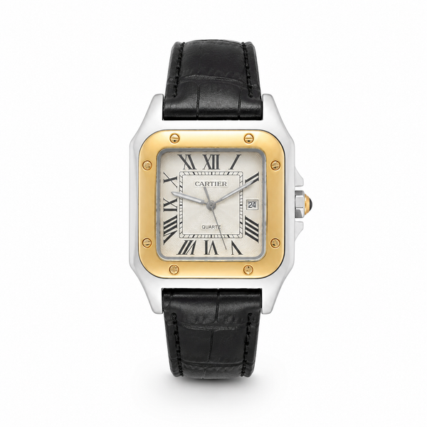 Cartier with gold frame