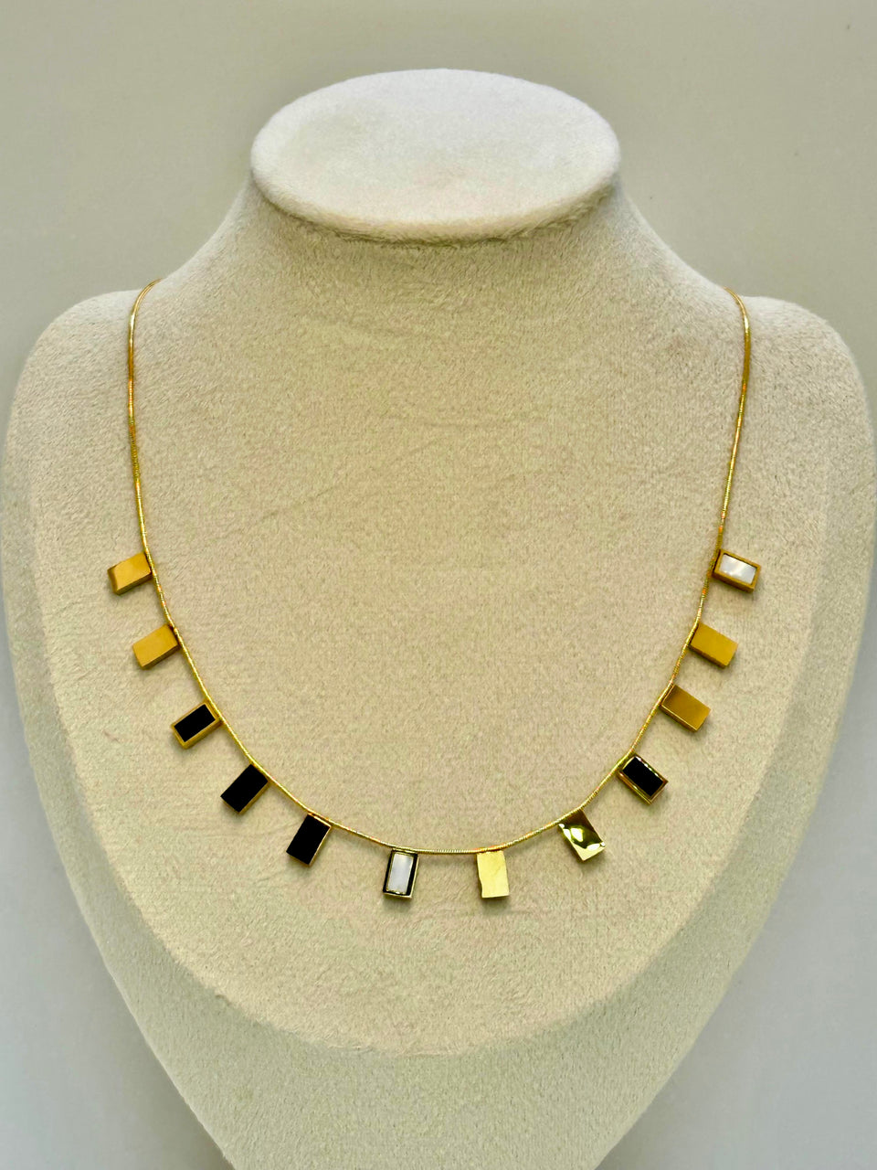 White black Necklace