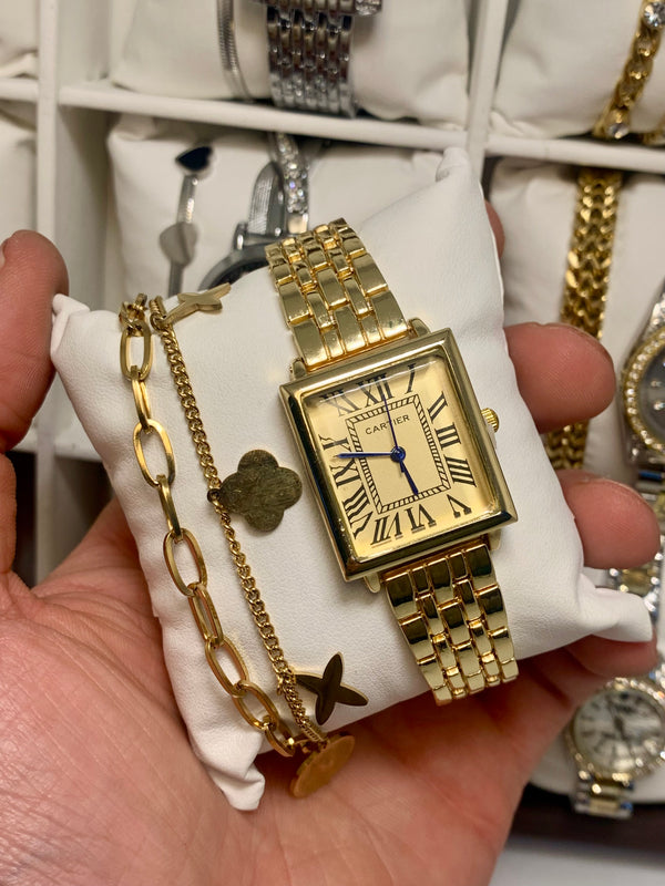 Cartier gold with bracelet