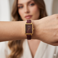Shein in burgandy new