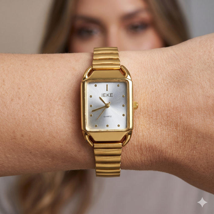 Unique watch in gold