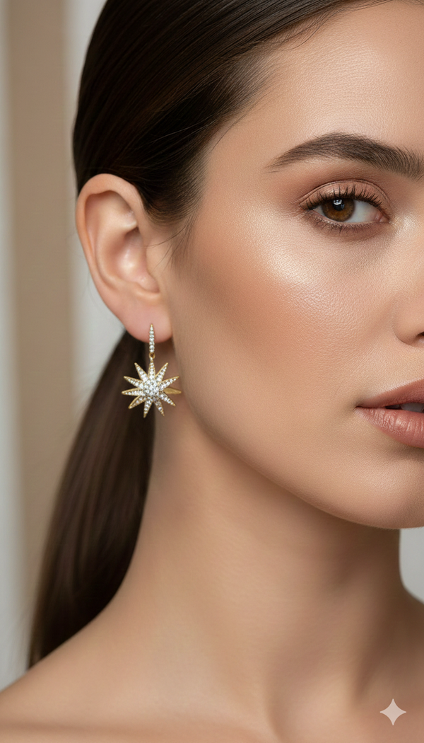 Star fashion earrings