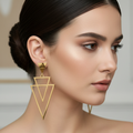 Triangle earrings 2