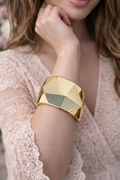 Rectangle bungle in gold