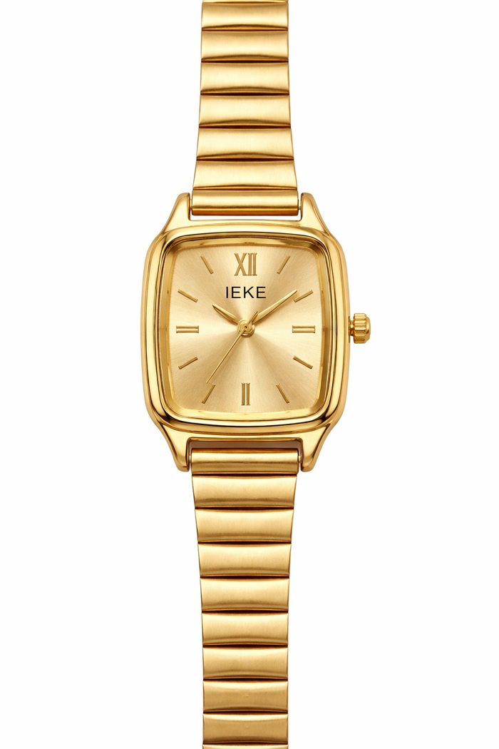 Unique watch in gold
