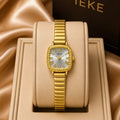 Molten ieke in gold