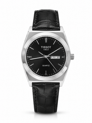 Tissot leather in black