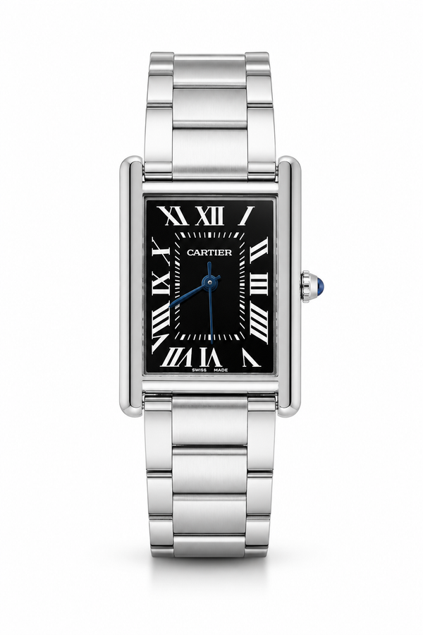 Cartier Tank in silver