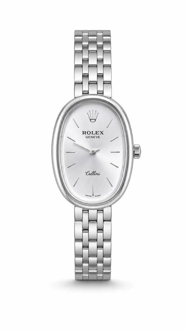Rolex in simple silver