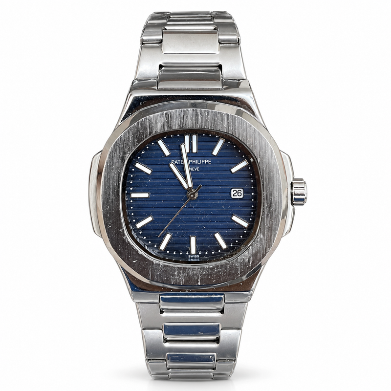 ساعة Patek Philippe أوتوماتيك باللون الأزرق