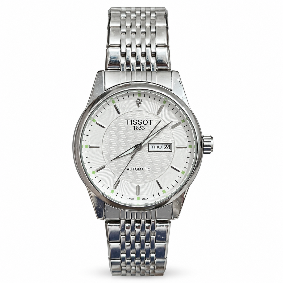 ساعة Tissot King فضية