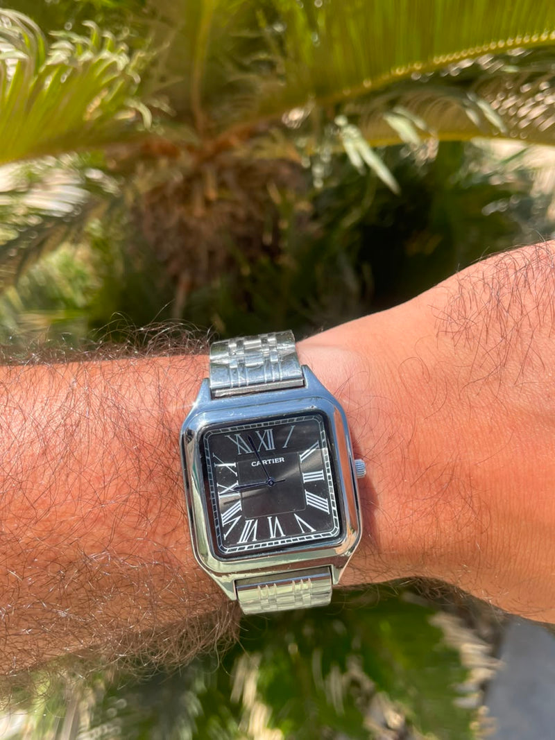 ساعة Cartier فضية – موديل 3