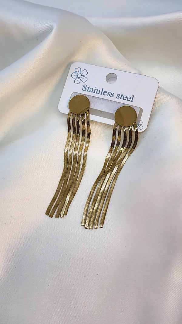 Drop chain earrings 3