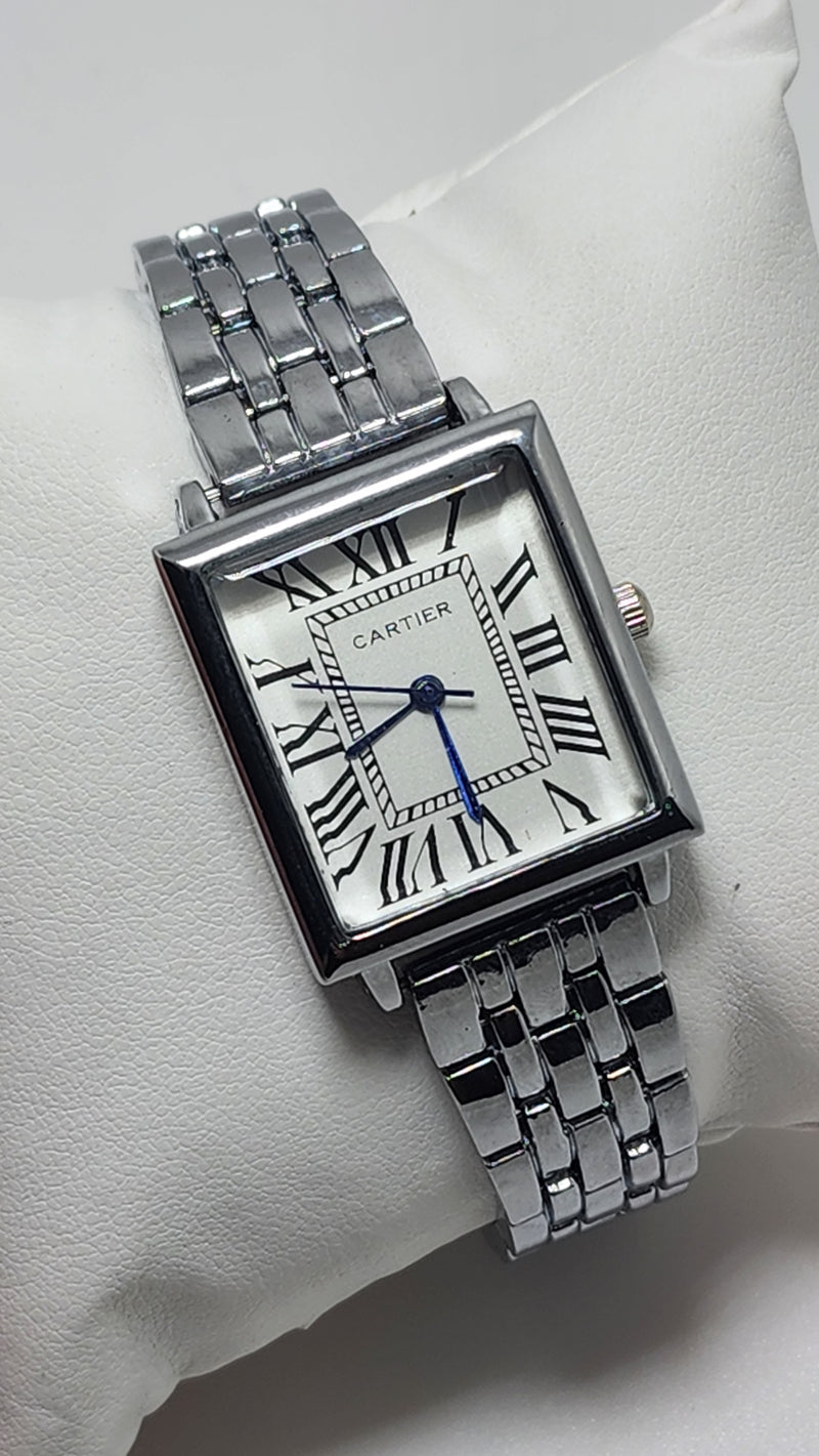 ساعة Cartier فضية