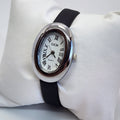 Gedi oval black silver