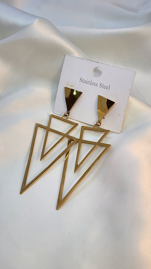 Triangle earrings 2