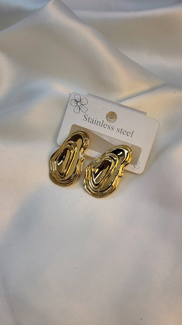 Mealt simple earrings